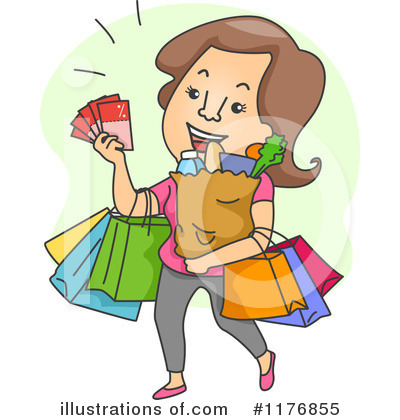Royalty-Free (RF) Shopping Clipart Illustration by BNP Design Studio - Stock Sample #1176855