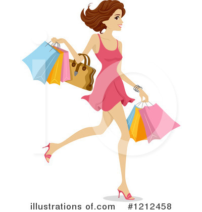 Royalty-Free (RF) Shopping Clipart Illustration by BNP Design Studio - Stock Sample #1212458