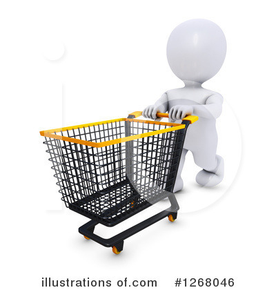 Shopping Cart Clipart #1268046 by KJ Pargeter