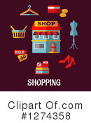 Shopping Clipart #1274358 by Vector Tradition SM