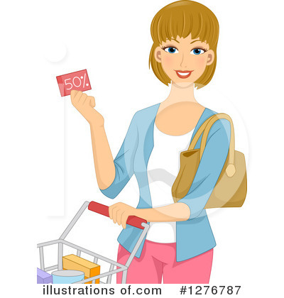 Royalty-Free (RF) Shopping Clipart Illustration by BNP Design Studio - Stock Sample #1276787