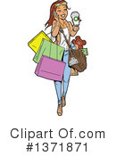 Shopping Clipart #1371871 by Clip Art Mascots