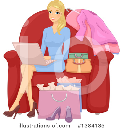 Royalty-Free (RF) Shopping Clipart Illustration by BNP Design Studio - Stock Sample #1384135