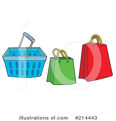 Royalty-Free (RF) Shopping Clipart Illustration by visekart - Stock Sample #214443