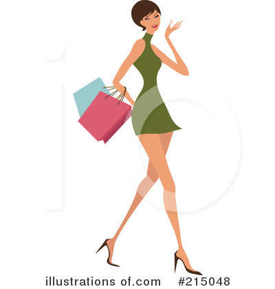 Royalty-Free (RF) Shopping Clipart Illustration by OnFocusMedia - Stock Sample #215048
