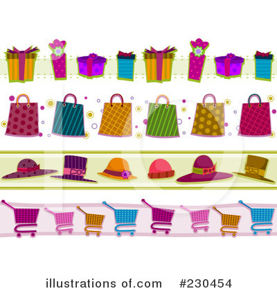 Royalty-Free (RF) Shopping Clipart Illustration by BNP Design Studio - Stock Sample #230454