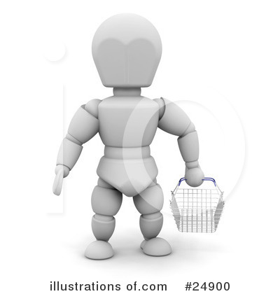 Royalty-Free (RF) Shopping Clipart Illustration by KJ Pargeter - Stock Sample #24900