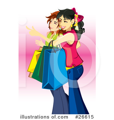 Royalty-Free (RF) Shopping Clipart Illustration by NoahsKnight - Stock Sample #26615