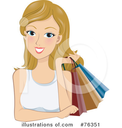 Royalty-Free (RF) Shopping Clipart Illustration by BNP Design Studio - Stock Sample #76351