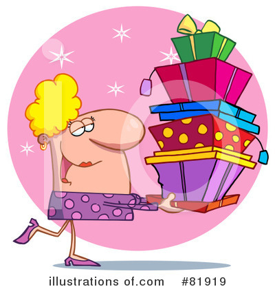 Royalty-Free (RF) Shopping Clipart Illustration by Hit Toon - Stock Sample #81919