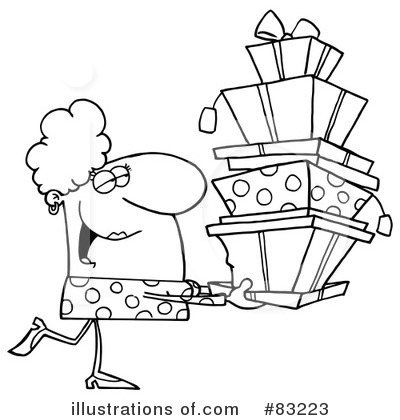 Royalty-Free (RF) Shopping Clipart Illustration by Hit Toon - Stock Sample #83223