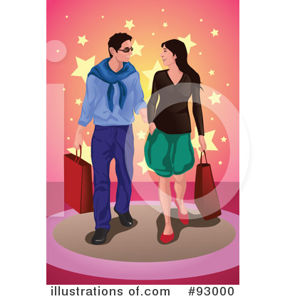 Royalty-Free (RF) Shopping Clipart Illustration by mayawizard101 - Stock Sample #93000