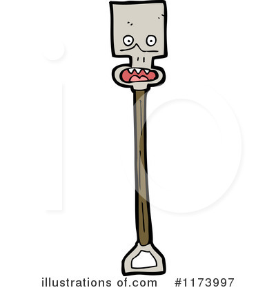 Royalty-Free (RF) Shovel Clipart Illustration by lineartestpilot - Stock Sample #1173997