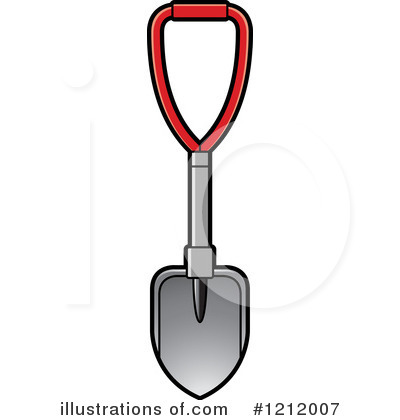 Royalty-Free (RF) Shovel Clipart Illustration by Lal Perera - Stock Sample #1212007