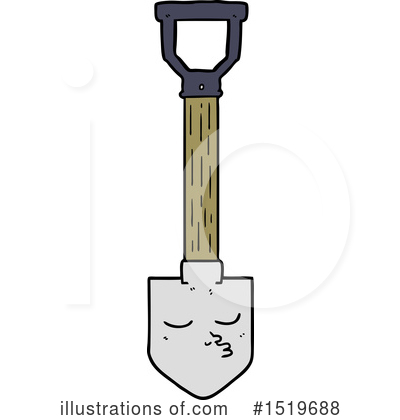 Royalty-Free (RF) Shovel Clipart Illustration by lineartestpilot - Stock Sample #1519688