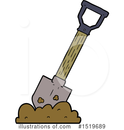 Royalty-Free (RF) Shovel Clipart Illustration by lineartestpilot - Stock Sample #1519689