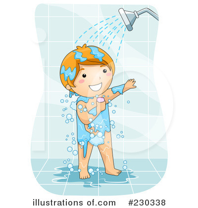 Royalty-Free (RF) Shower Clipart Illustration by BNP Design Studio - Stock Sample #230338