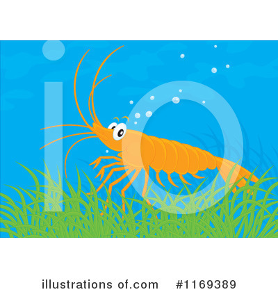 Shrimp Clipart #1169389 by Alex Bannykh