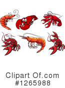 Shrimp Clipart #1265988 by Vector Tradition SM