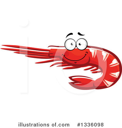 Royalty-Free (RF) Shrimp Clipart Illustration by Vector Tradition SM - Stock Sample #1336098