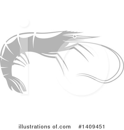 Royalty-Free (RF) Shrimp Clipart Illustration by Vector Tradition SM - Stock Sample #1409451