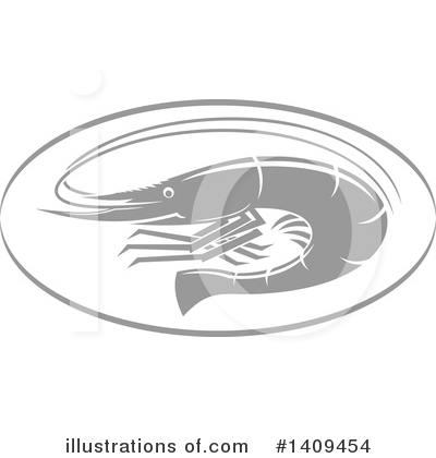 Prawn Clipart #1409454 by Vector Tradition SM