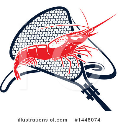 Royalty-Free (RF) Shrimp Clipart Illustration by Vector Tradition SM - Stock Sample #1448074