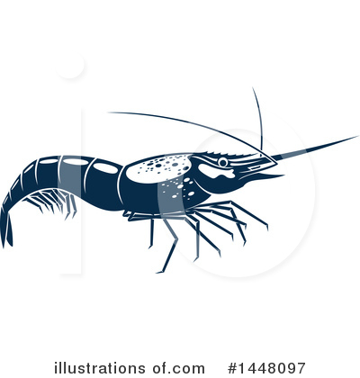 Prawn Clipart #1448097 by Vector Tradition SM