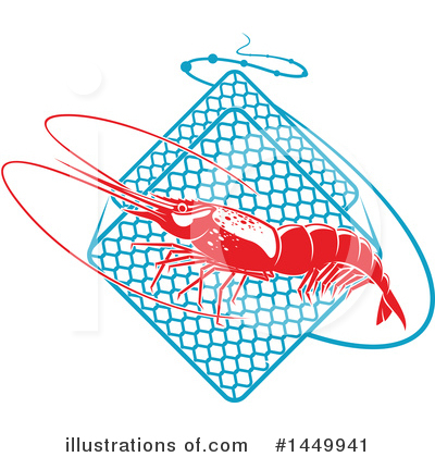 Royalty-Free (RF) Shrimp Clipart Illustration by Vector Tradition SM - Stock Sample #1449941