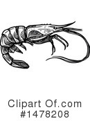 Shrimp Clipart #1478208 by Vector Tradition SM