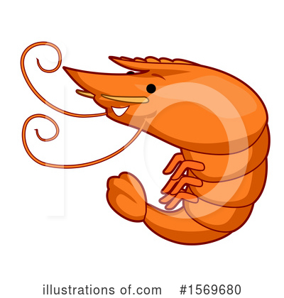 Shrimp Clipart #1569680 by BNP Design Studio
