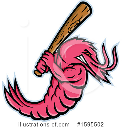 Royalty-Free (RF) Shrimp Clipart Illustration by patrimonio - Stock Sample #1595502