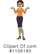 Shrugging Clipart #1106180 by Cartoon Solutions