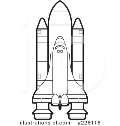 Royalty-Free (RF) Shuttle Clipart Illustration by Lal Perera - Stock Sample #228118