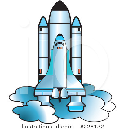 Royalty-Free (RF) Shuttle Clipart Illustration by Lal Perera - Stock Sample #228132