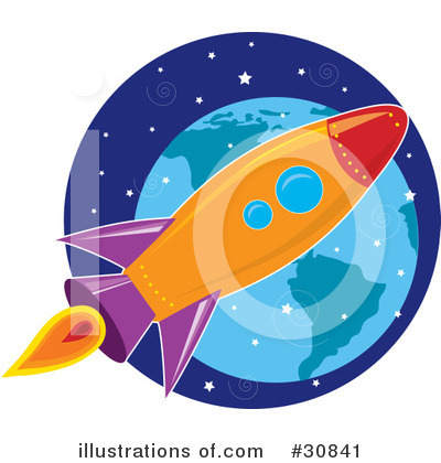 Rocket Clipart #30841 by Maria Bell