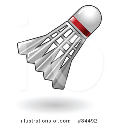 Royalty-Free (RF) Shuttlecock Clipart Illustration by AtStockIllustration - Stock Sample #34492