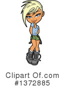 Shy Clipart #1372885 by Clip Art Mascots