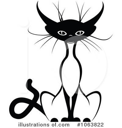 Siamese Cat Clipart #1063822 by Vector Tradition SM