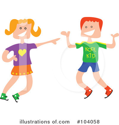 Royalty-Free (RF) Siblings Clipart Illustration by Prawny - Stock Sample #104058