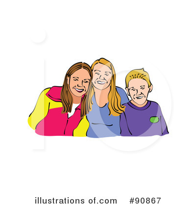 Royalty-Free (RF) Siblings Clipart Illustration by Prawny - Stock Sample #90867