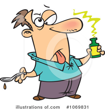 Royalty-Free (RF) Sick Clipart Illustration by toonaday - Stock Sample #1069831