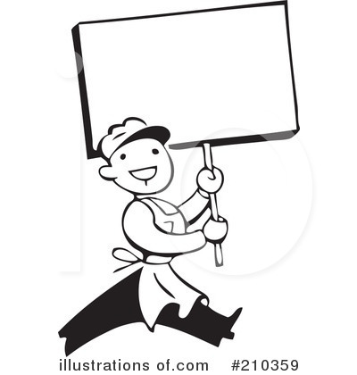 Royalty-Free (RF) Sign Clipart Illustration by BestVector - Stock Sample #210359
