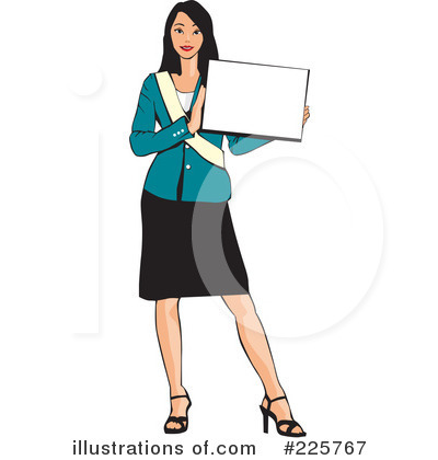 Business Woman Clipart #225767 by David Rey