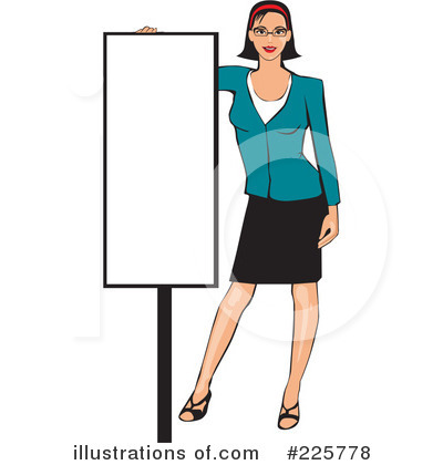Business Woman Clipart #225778 by David Rey