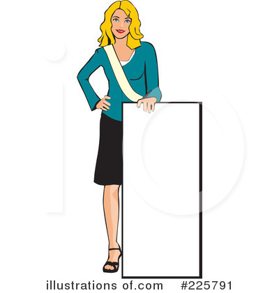 Royalty-Free (RF) Sign Clipart Illustration by David Rey - Stock Sample #225791