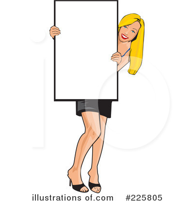 Royalty-Free (RF) Sign Clipart Illustration by David Rey - Stock Sample #225805