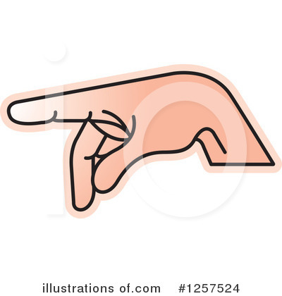 Royalty-Free (RF) Sign Language Clipart Illustration by Lal Perera - Stock Sample #1257524