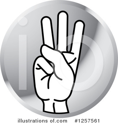 Royalty-Free (RF) Sign Language Clipart Illustration by Lal Perera - Stock Sample #1257561