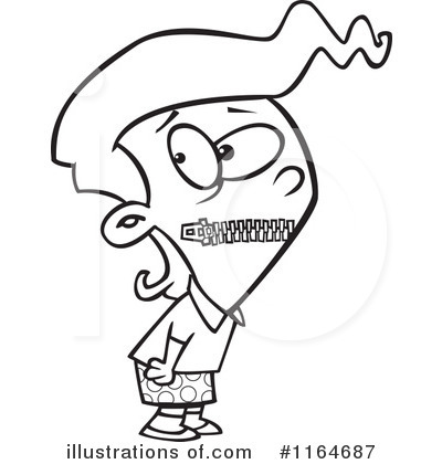 Royalty-Free (RF) Silenced Clipart Illustration by toonaday - Stock Sample #1164687